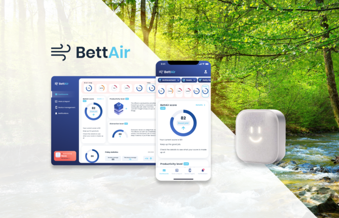 Bettair.life IoT fejlesztés az ideális munkahelyi környezetért