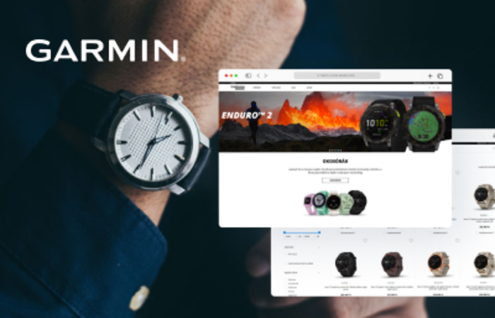 Megújult a Garmin lifestyle webshopja a LogiNet fejlesztésében