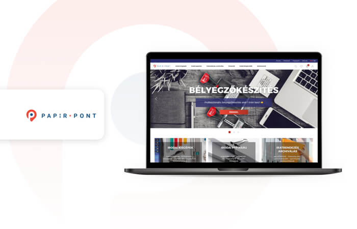 Webshop készítés a Papírpont számára