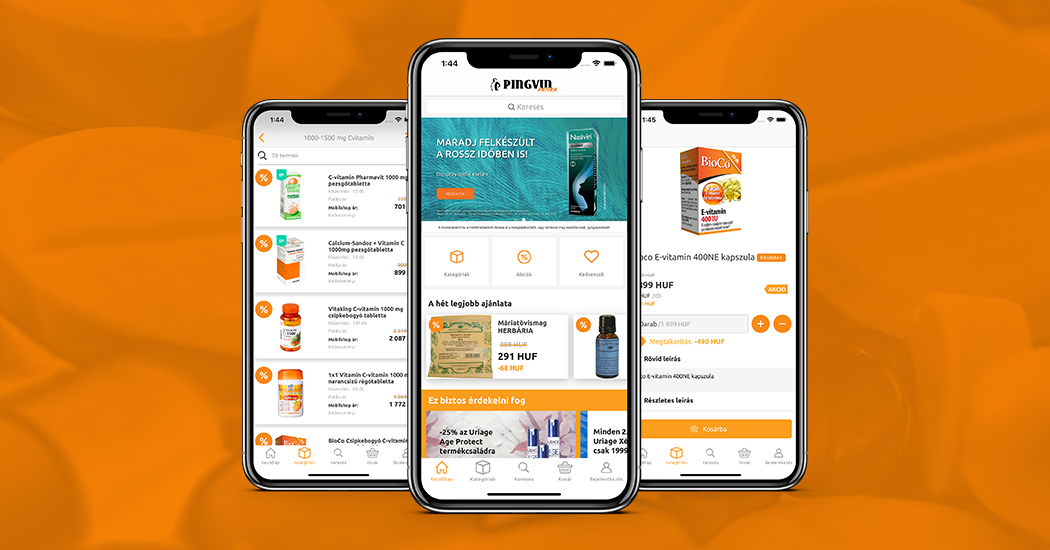 Pingvin Pocket Pharmacy - shop application
