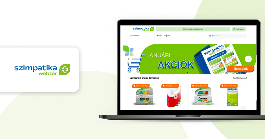 Szimpatika offers its partners a unique webshop on the market