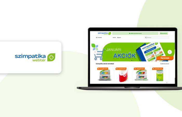 A piacon egyedülálló webshopot kínál a Szimpatika partnereinek