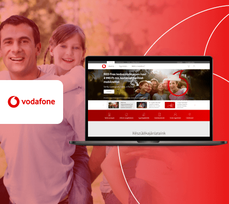 Ismerd meg outsourcing projektjeinket - Vodafone webfejlesztés